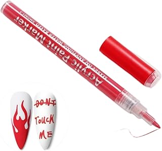 Nail Art Pen,1 PCS Nail Polish Pen, Nail Pencil, DIY Drawing Painting Pen, for Nails DIY (#07 Red)