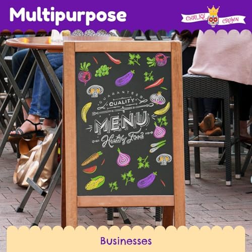 liquid chalk markers for blackboards - bold color dry erase marker - chalk markers for chalkboard signs windows blackboard glass - 6mm reversible tip 8 pack - 24 chalkboard labels included