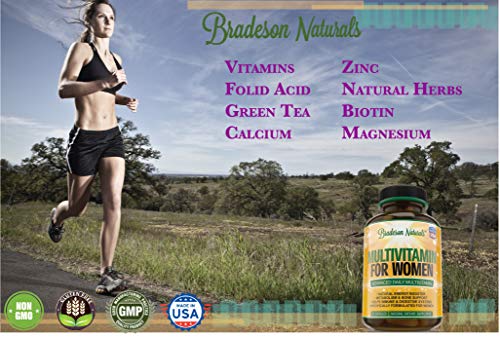 Women's Multivitamin Supplement. Vitamins A C D E & Vitamin B Complex. Immune & Female Support + Antioxidant & Natural Energizers. Non-Gmo, Gluten Free, Made In The Usa,60 Caps #TOP3