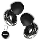 FlyHugz HushLoop - Grey Noise Cancelling Ear Plugs for Sleeping, Tinnitus Relief & Snoring – Reusable Loop Earplugs for Concerts, Travel, Work – with Carry Case