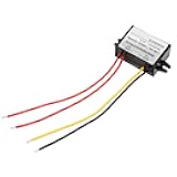 Waterproof Voltage Power AC 12V 24V to DC 5V Buck Voltage Regulator Waterproof Power Module for Car Waterproof Step Down Converter (5A)