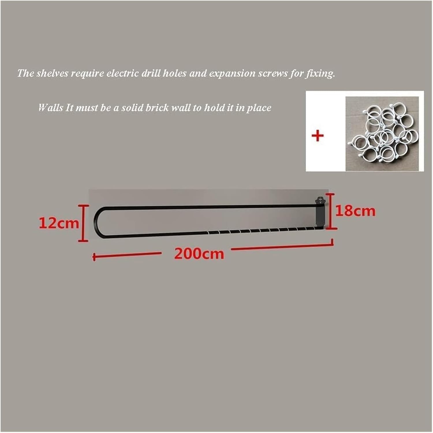 縮小可能なプライバシー画面ルームセパレータ U字型プライバシーパーティションカーテン、部屋の仕切り、金属サポート壁掛けカーテン、病院