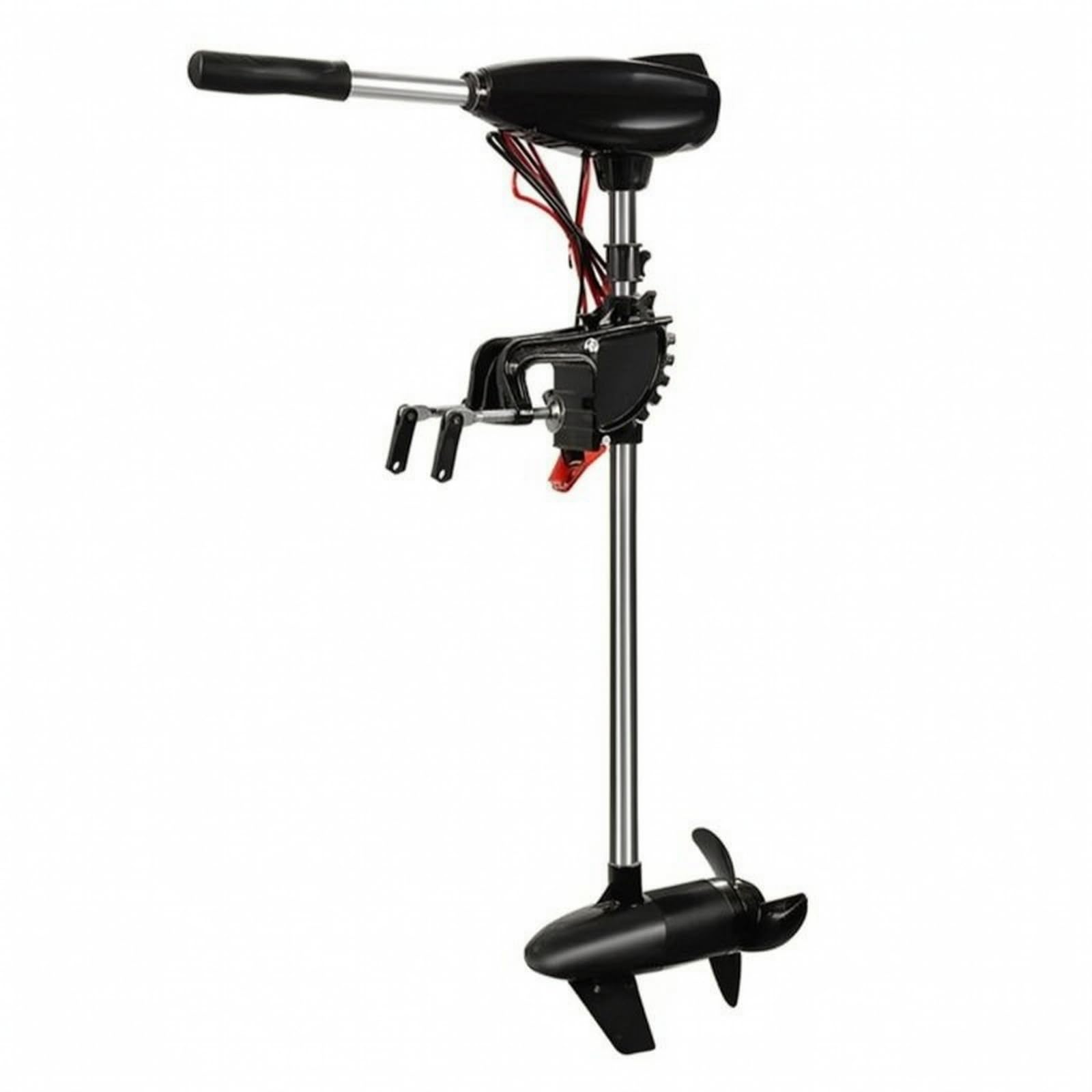 Motor Tracción Eléctrico Anticolisión | Menos Ruidoso, Silencioso, Motor con Mango Control, para Pesca, Navegación Recreativa, 60 Lbs