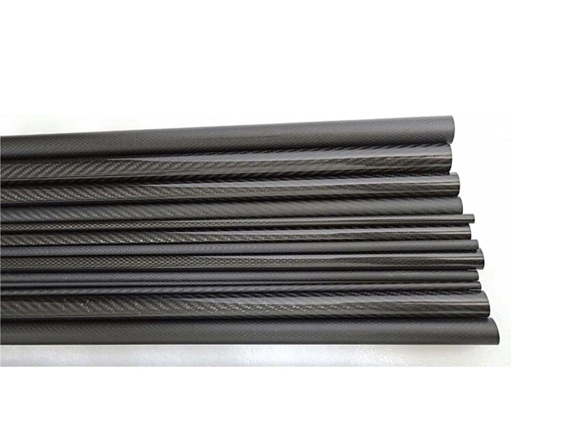 Rura okrągła z włókna węglowego 3K o grubości 1 mm(23x21x500mm)