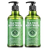 Roycederm Antifungal Body Wash & Soap with Tea Tree Oil - 2 Pack Tinea Versicolor Body Wash for Back Acne, Folliculitis, For Jock Itch, Athletes Foot, Body Odor, Ringworm - 2 Pack