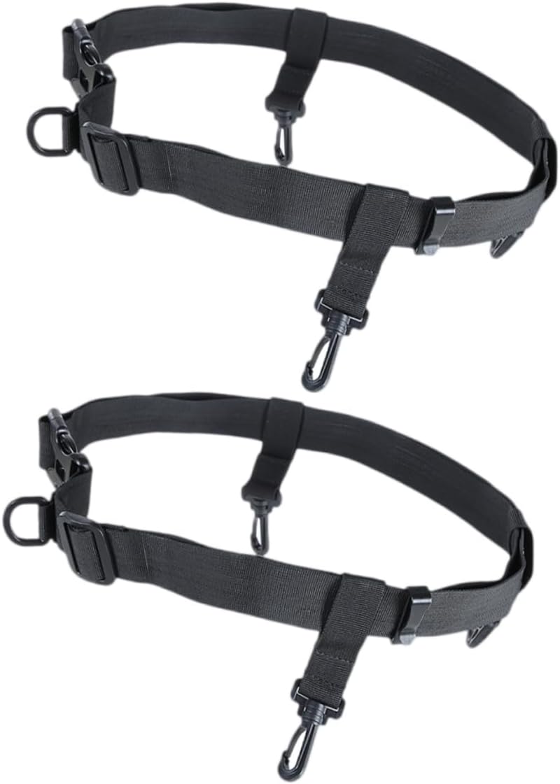 2pcs Adjustable Wading Belt with D Ring Hook for Fishing Kayaking Surfing Sturdy Safety Strap for Fishing Waist Accessories