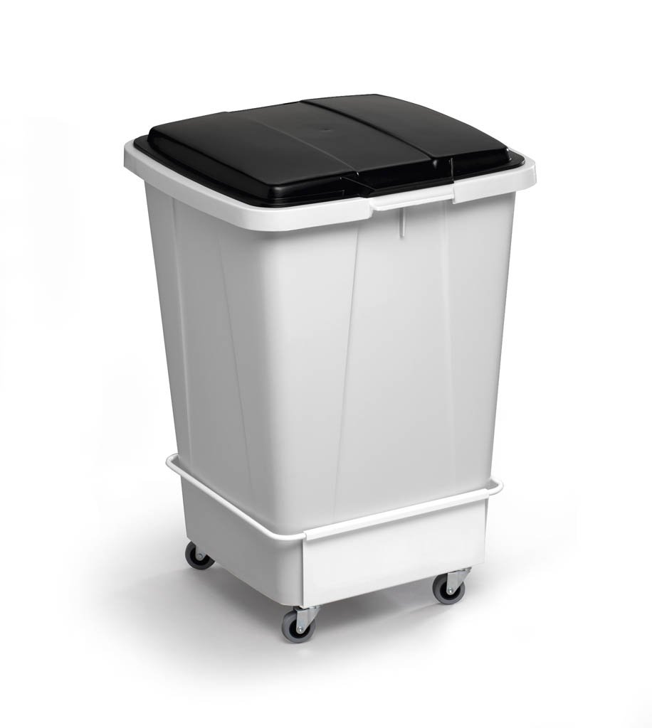Durabin Trolley 90 Liter weiß