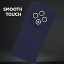 Pikkme Back Cover for Oppo Reno 12F 5G | Camera Protection Shockproof Soft Matte Silicone Bumper Case (Blue) gallery image
