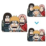 3D Motion Anime Car Decals Waterproof Stickers Anime Bumper Stickers for Car Automotive Laptop Window Skateboard Kids(N-16)