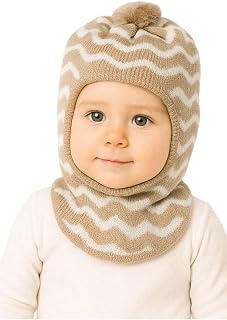 MIKONIKO Woolen Monkey Beanie Cap for Babies – Soft & Warm Winter Cap for Baby Boys & Girls Price In India