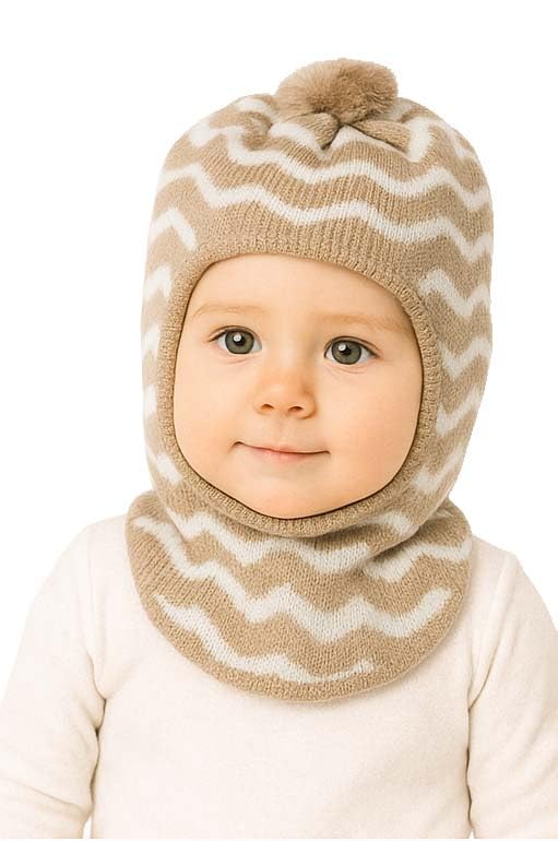 Woolen Monkey Beanie Cap for Babies – Soft & Warm Winter Cap for Baby Boys & Girls Woolen Monkey Beanie Cap for Babies – Soft & Warm Winter Cap for Baby Boys & Girls