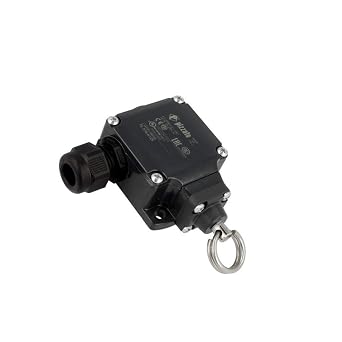 PIZZATO FL 576-K125 1NO+1NC, 5 Conduit Entries, for Rope Actuation, IP67, M20 Thread, Metal HOUSING, Position Switch, SNAP Action