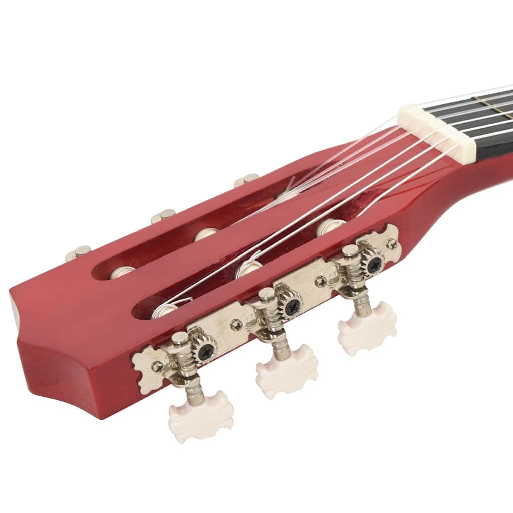 Klassische Gitarre 1/2 Kindergitarre 34 Zoll Konzertgitarre für Anfänger aus Lindenholz