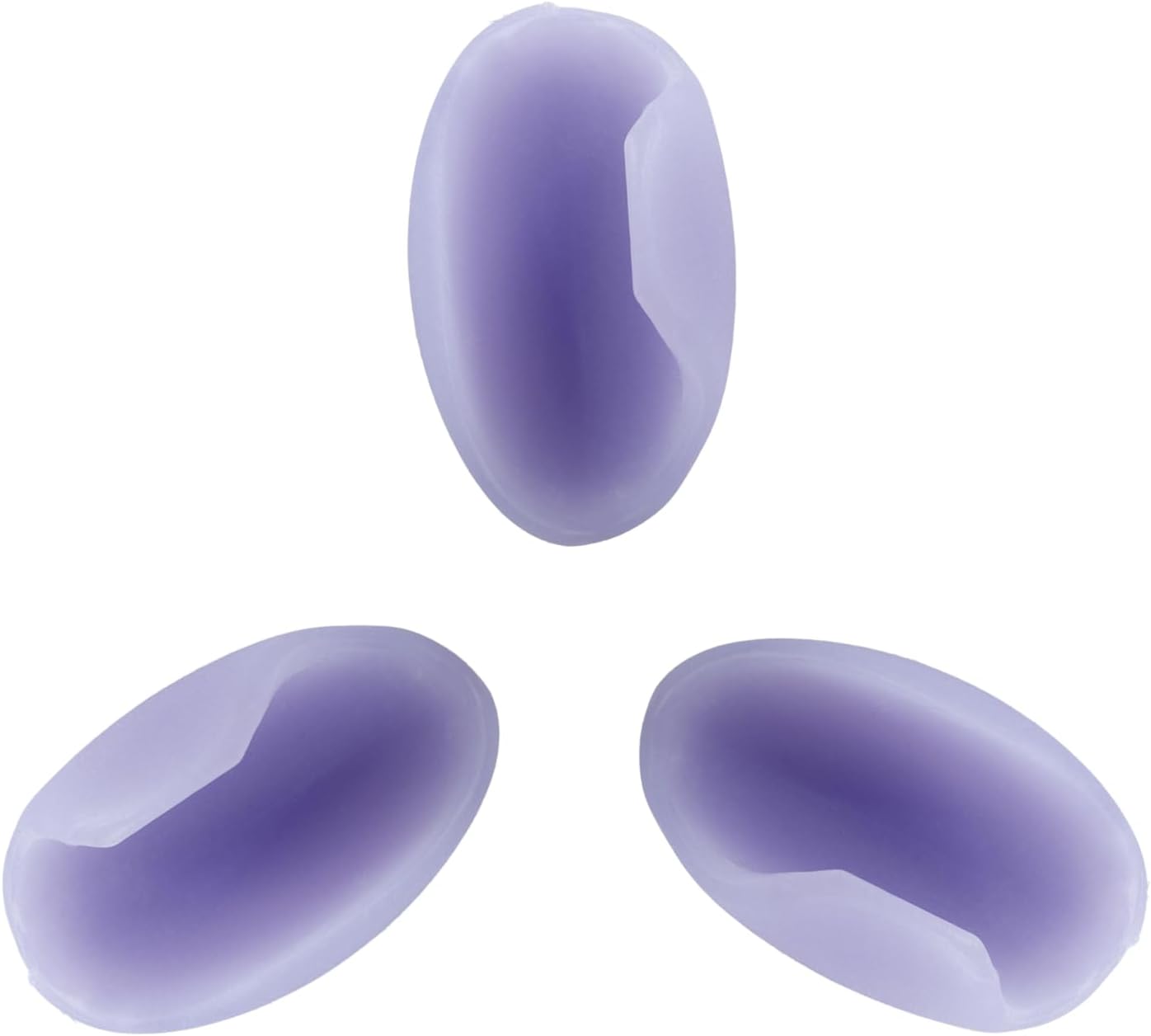 Bonsicoky 3Pcs Purple Flute Thumb Rest Cushion, Soft