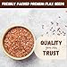 Sown and Grown Premium Whole Flax Seeds - 1.5lb, 24oz | Rich in Fiber, Omega-3 Fatty Acids | Great for Baking, Salads, Smoothies & Protein Balls | Premium Flaxseeds
