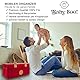 Baby Boo!® Wickel-Organizer, Stilvolle Wickeltasche mit abnehmbaren Henkel und vielen Fächern, Faltbare Wickel Caddy für Kinderwagen, Praktischer Baby Organizer in 5 Farben (Rot)