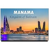 Manama Fridge Magnet Kingdom of Bahrain Travel Souvenir