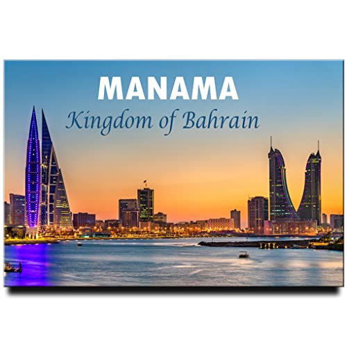 Manama Fridge Magnet Kingdom of Bahrain Travel Souvenir