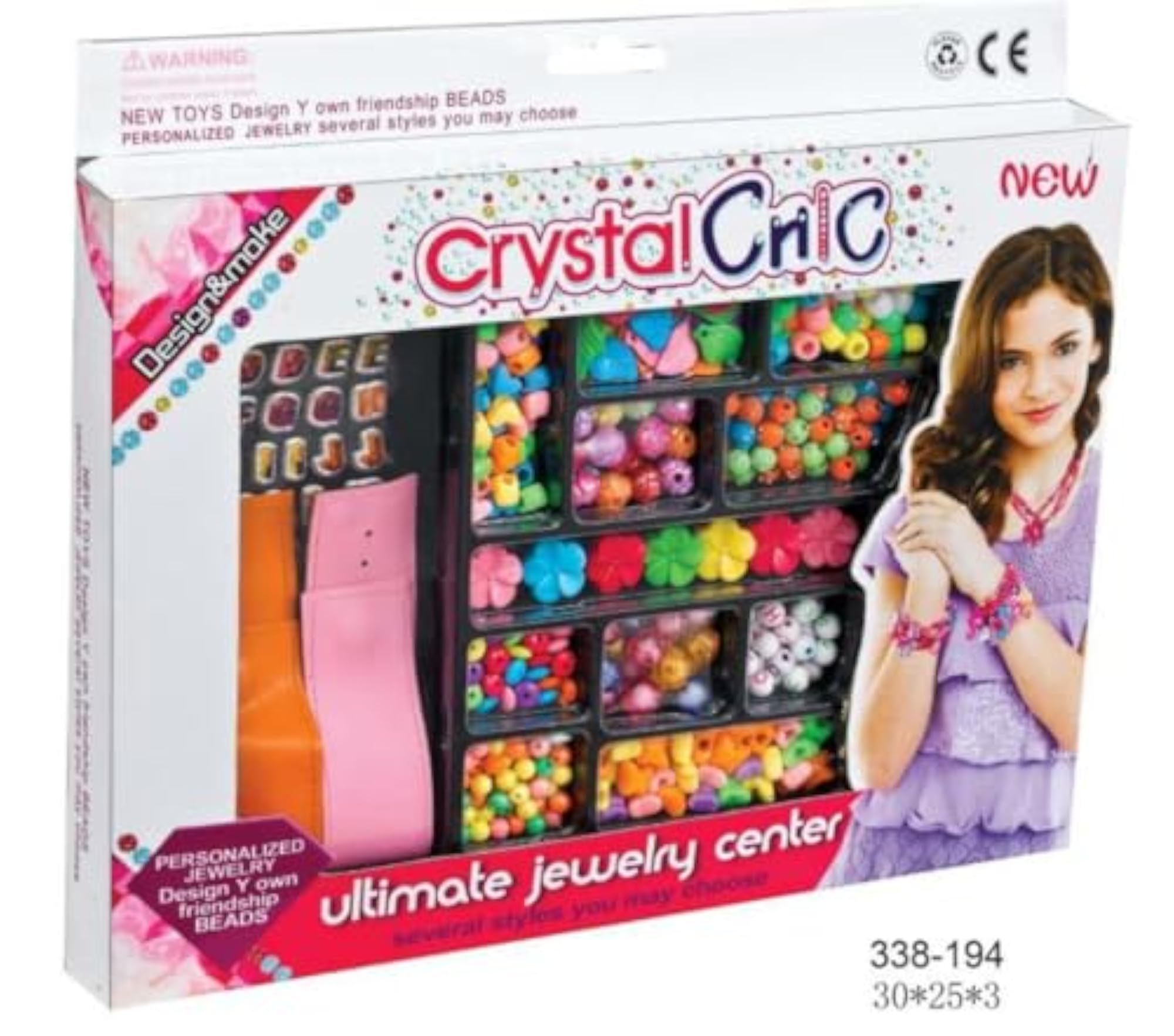250Pcs Bracelet Making Kit with Loom, Thread, and Stickers