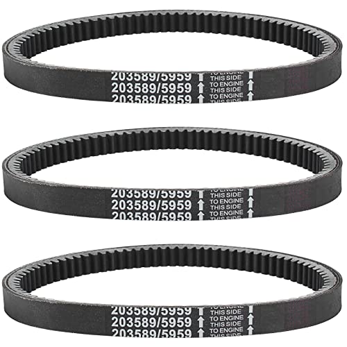 Qazaky 3Pc Drive Belt 30 Series Compatible With Manco 5959 Comet 203589 Hoffco 99470 Tav30 Tav2 Ken-Bar 300009 Carter Kartco Go Kart 5Hp-6Hp 7Hp 128487 Bb65395 255299 8487 Murray Baja Rotary #TOP6