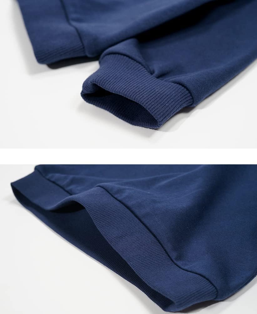 Teach Leanbh Toddler Baby Boys Girls 2 Pack Sweatshirt Crewneck Cotton Long Sleeve Solid Color Pullover Tops - Image 3