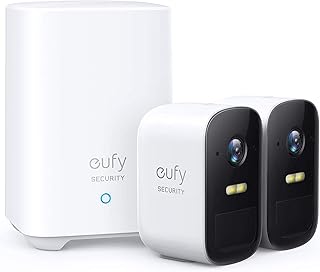eufyCam 2C Wireless Home Security System, eufy Security by Anker, 2-Cam Kit with 180-Day Battery Life, HomeKit Compatibili...