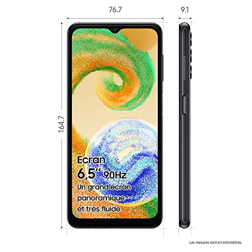 Samsung A047F/DSN Galaxy A04s, Dual, Unlocked, 32GB 3GB, Black – Ansicht 3