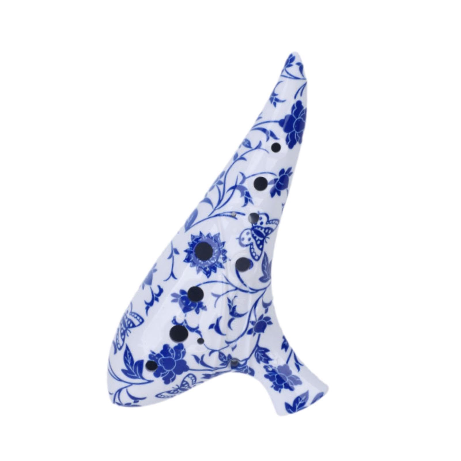 12 Hole Ocarina Practical Elegant Resin Accessory Crafts Instrument Gift for Blue | Musical Instruments & Gear | Wind & Woodwind | Folk & World | Ocarinas-image-48
