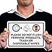 SmartSign 7 x 10 inch “Please Do Not Flush Feminine Products, Trash Or Disposable Wipes” Bathroom Etiquette Sign, 55 mil HDPE Plastic, Multicolor, Made in USA