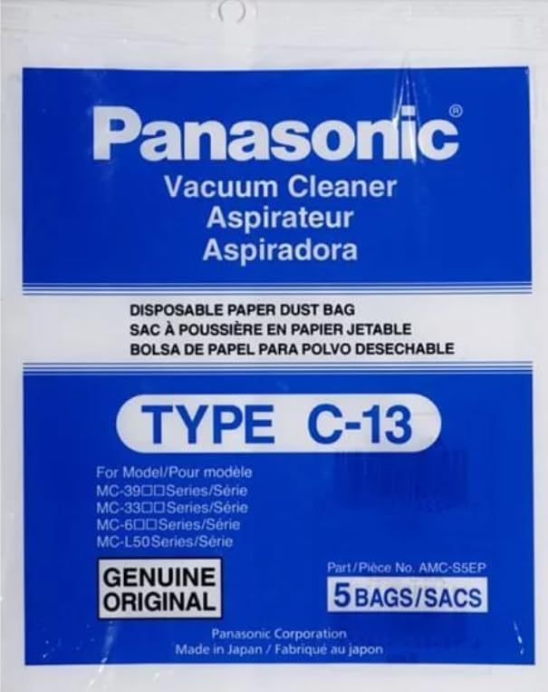Panasonic C-13, AMC-S5EP, 5 Bags, White