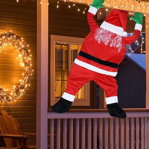 Papá Noel de 110 cm para decoración navideña exterior e interior de casas 5