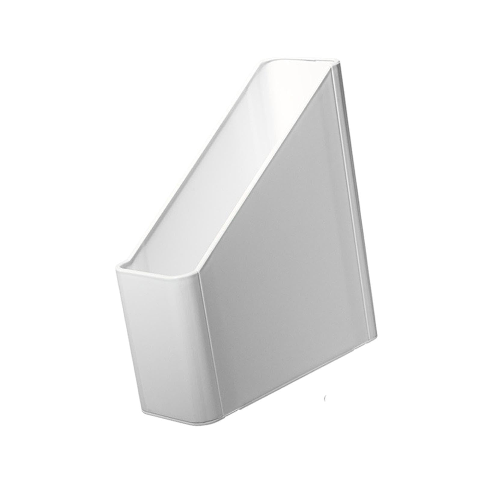 ATORSE Magazine Holder Rack Office Supplies File Holder for Documents Office School White-image-35