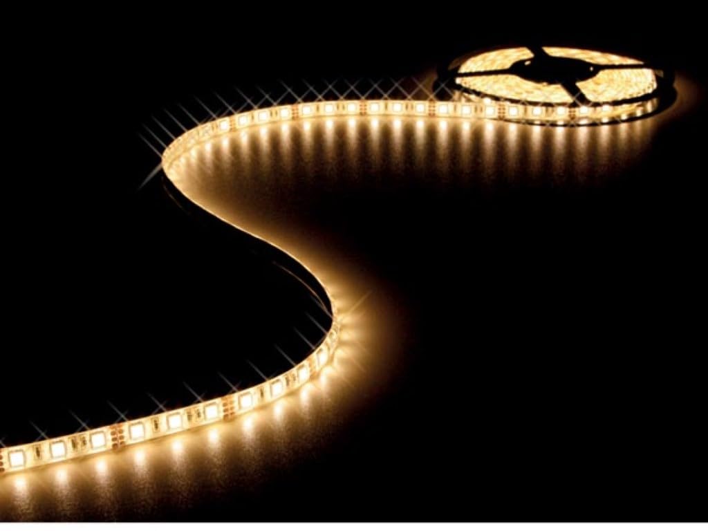 Velleman Taśma LED elastyczna, samoprzylepna, IP61, 300 diod LED, 5 m, 12 V, 3500K, ciepła biel