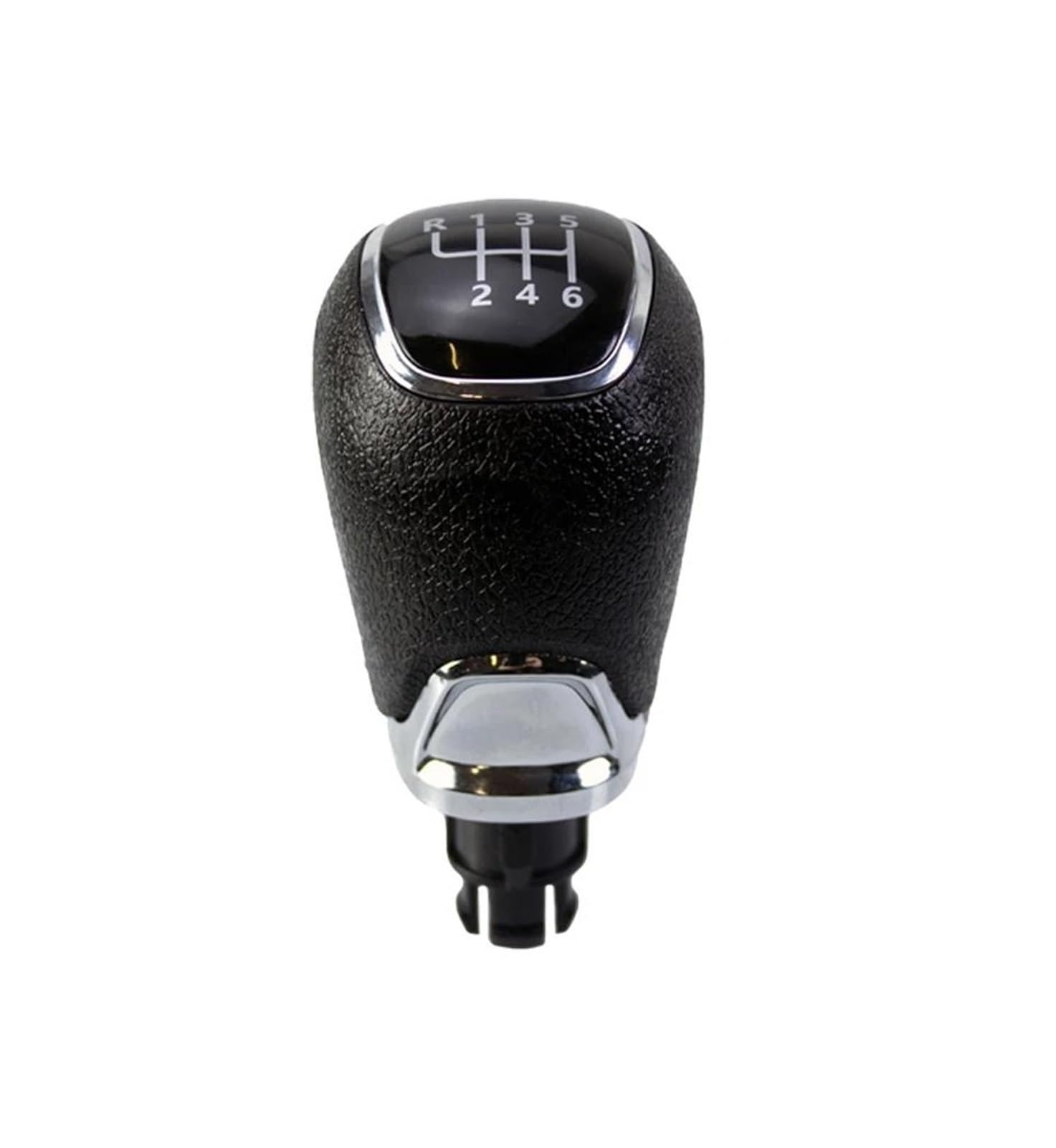 PRFGSGVBV Gear Knob 1PCS for A7 Accessories Manual 5/6speed Transmission Shifter Handle Head Gear Lever Handle(Black 6 Speed)