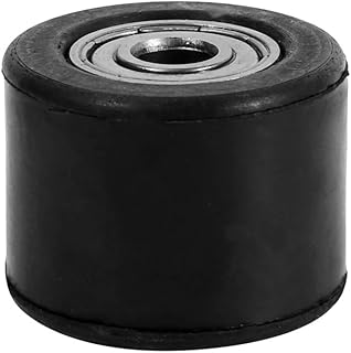 Keenso 8mm Kettenspanner Spannrolle Schwarz Kettenspanner Rolle Radführung für Bike Motorrad