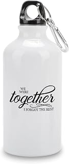 Travel Bottles 14oz Lightweight Aluminum Reusable Bottles Climbing Water Bottles with Hanging Buckle for Outdoor Personalized Thanksgiving Day Gifts for Sports Lovers Baseball Mama
