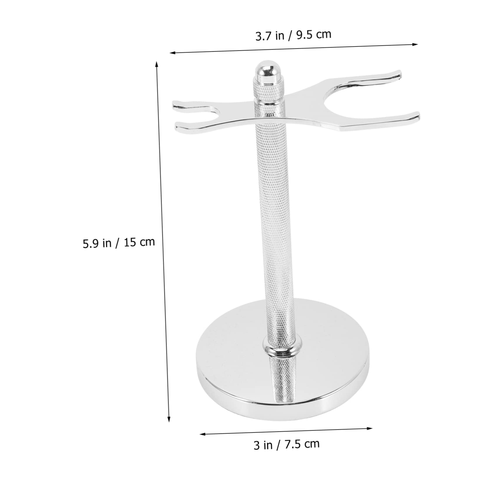 minkissy 2pezzi Stand Per Rasoio Da Viaggio e Supporto Per Pennello Da Barba Design Compatto e Resistente Accessorio Per Regali Uomini