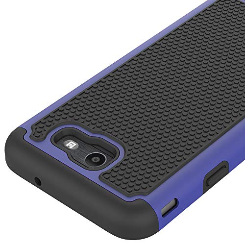 Phone Case For Samsung Galaxy J7 Prime 2017 J 7 Skypro Sky Pro J7V V S727Vl With Tempered Glass Screen Protector Cover And Rugged Hybrid Cell Accessories Glaxay Halo 7J Perx J7Prime Cases Black Blue #TOP5