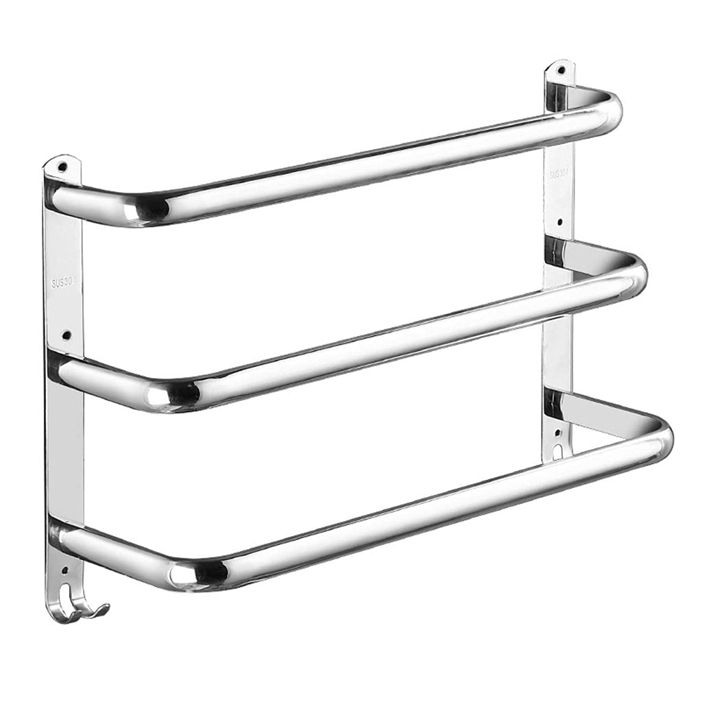 Porte-serviettes CRODY 40 cm en acier inoxydable 304 pour salle de bain