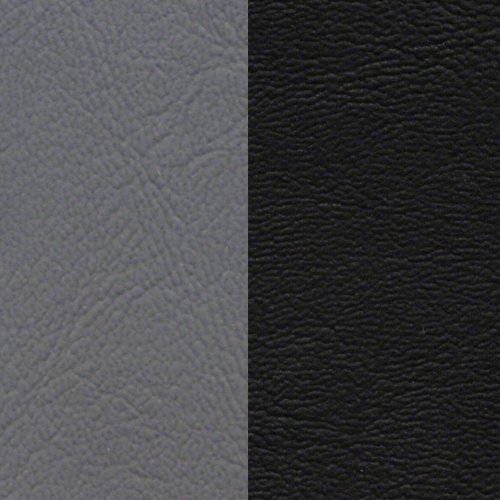 Coverking Custom Fit Front 50/50 Bucket Seat Cover For Select Buick Regal Models - Premium Leatherette 2-Tone (Medium Gray With Black Sides) #TOP1