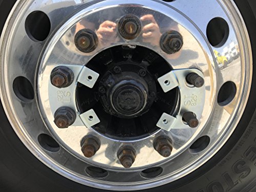 22.5” Abs Chrome-Plated Front Wheel Cover Wheel Simulator – Set Of 2 #TOP4