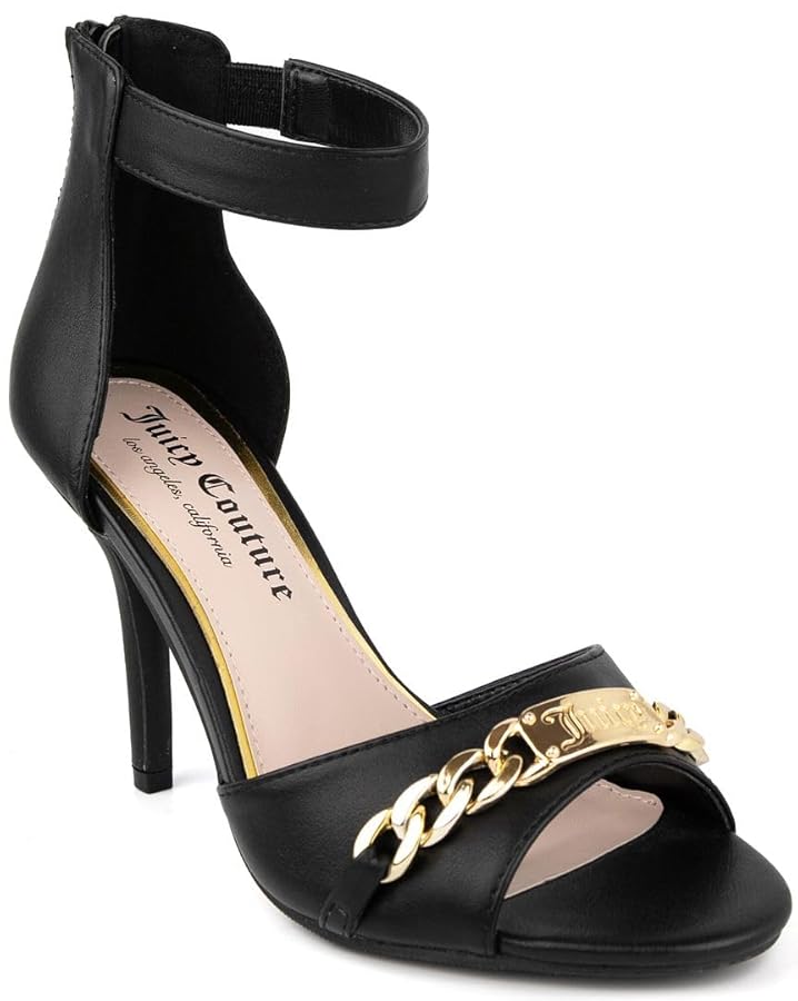 Juicy Couture ブラックハイヒール Amazon.com: Juicy Couture Women's High Heel Open Toe Pumps