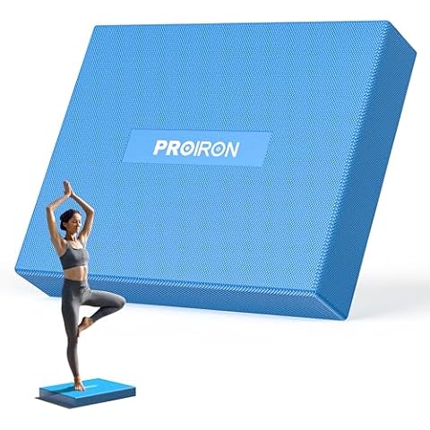 PROIRON Balance Pad,Super Wear-resistant PU- NOT TPE!!!- Foam Balance Pad with Superb Rebound Performance for Stability Training,Physical Therapy,2.2 Inch Extra Thick Anti Fatigue Mat,Standing Desk Mat Office Home Cover