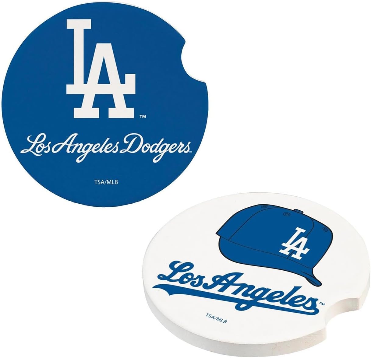 Dodgers Car Coasters, 2-Pack by Team Sports America