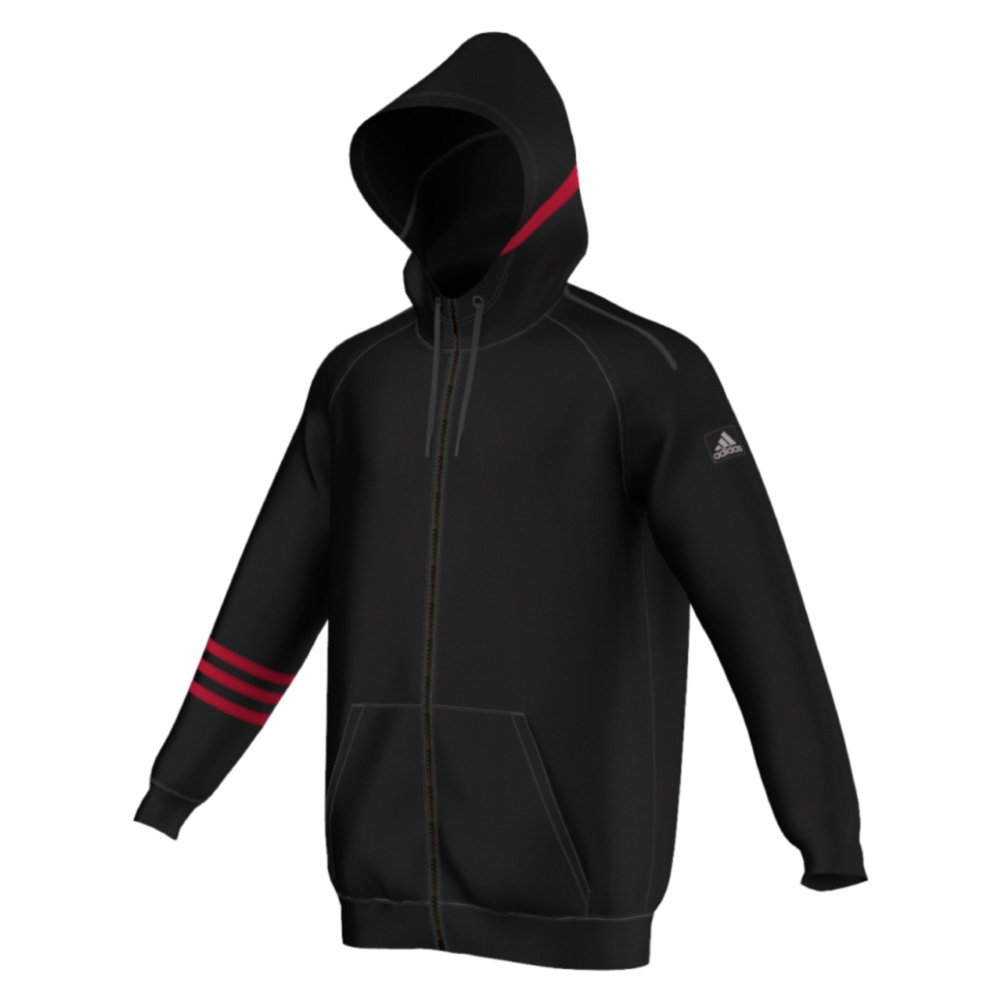 adidas Performance Men's Streetball Full-Zip Hoodie, Black, Medium