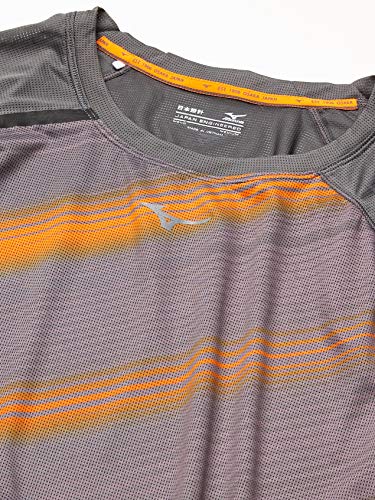 Mizuno Running Men's Aero 2.0 Tee, Xx-Large, Trade Winds/Clownfish #TOP2