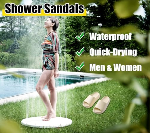 Men Women Kids Cloud Cushion Slides EVA Pillow Slippers Cute Slides Non-Slip Shower Shoes Sandals Open Toe for Bathroom House Spa Gym Home Soft Comfy - Image 6