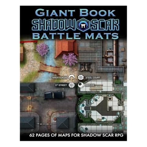Giant Book of Shadow Scar Battle Maps Cover