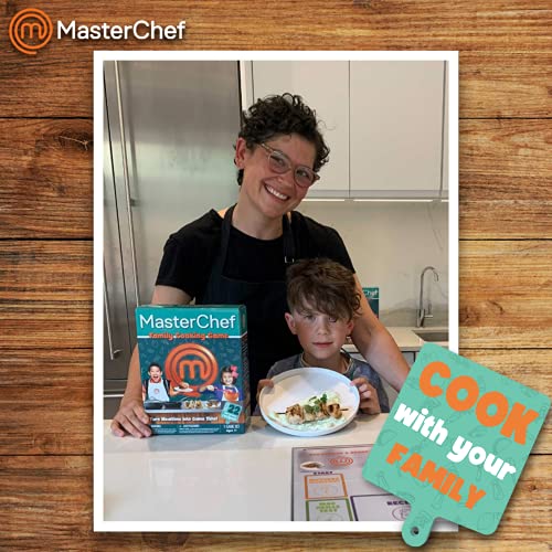 Masterchef Family Cooking Game. Turn Mealtime Into Game Time! Ages 7+, Multicolor, 22 Family Tested Recipes #TOP4