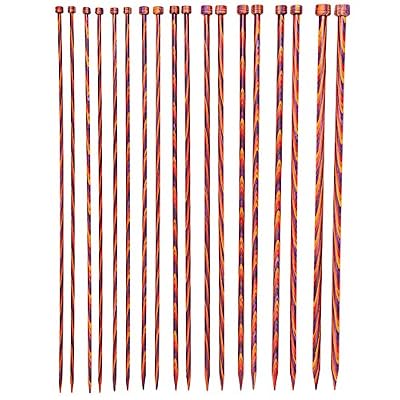 Knit Picks Straight Single Point Wood Knitting Needle Set US 4-11 (Mosaic 14)